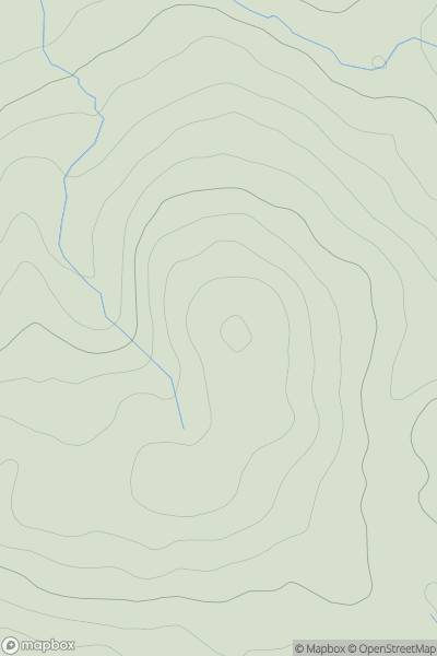 Thumbnail image for Meikle Bennan [The Glenkens to Annandale] showing contour plot for surrounding peak